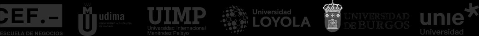Logos de instituciones universitarias colaboradoras de Dexter Global Finance